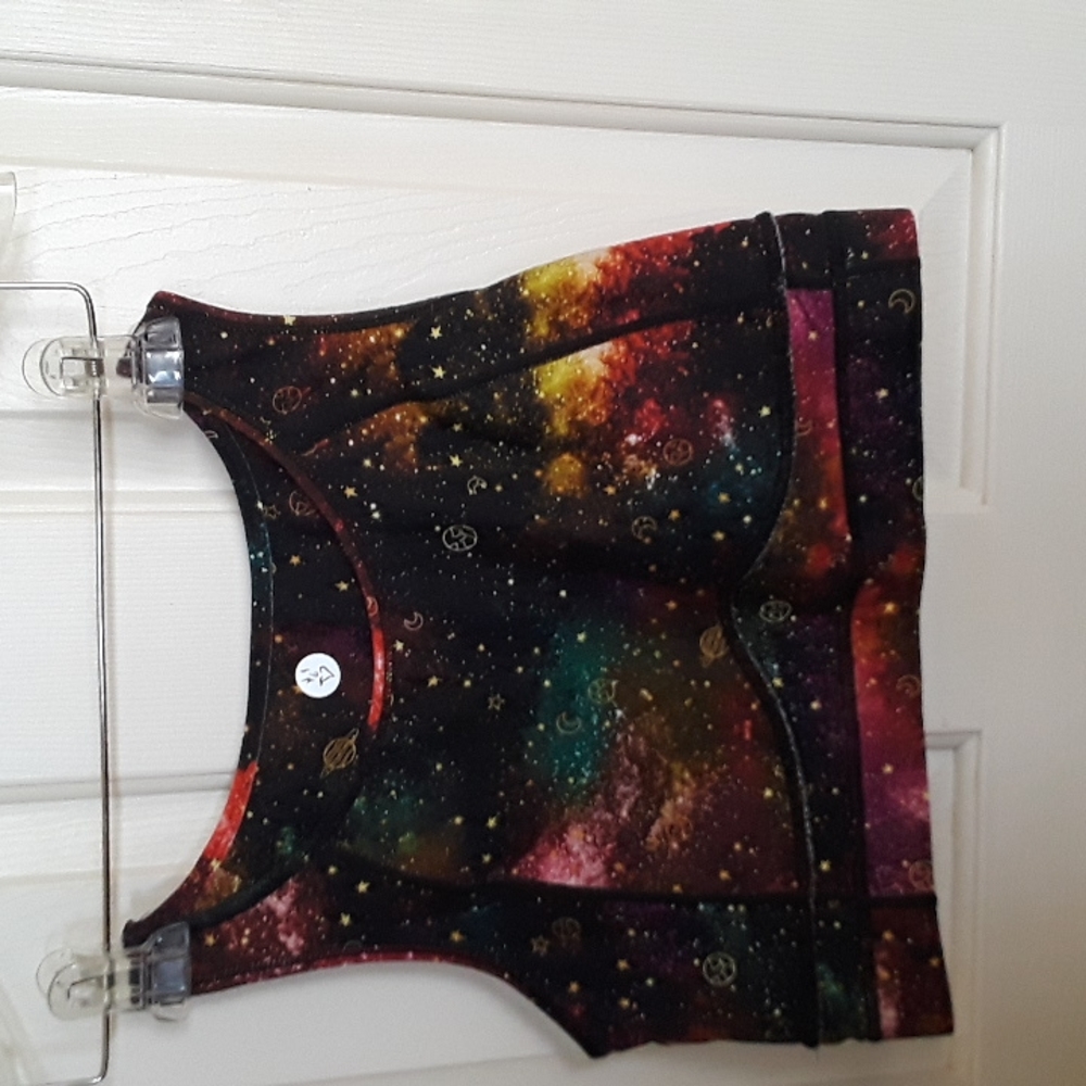 Torrid Active sports Bra size 0x planetary pattern